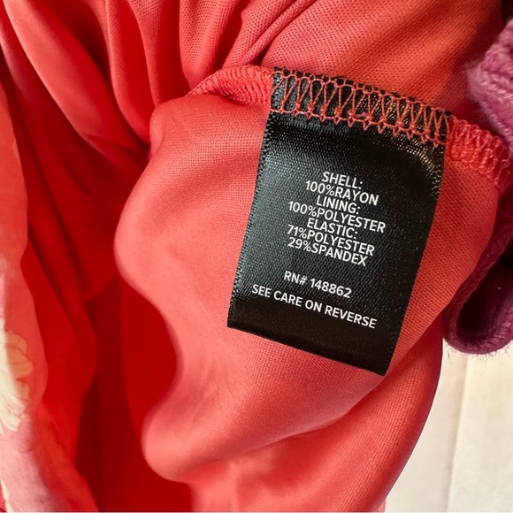 TORRID Women’s Size 1 1X 14-16 Dress Sundress Smocked Stretch Floral NWT Lined - Picture 6 of 16